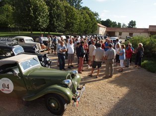 arrivée à la cave