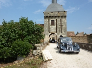 départ du château