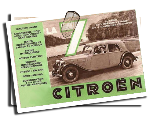 pub traction avant citroen