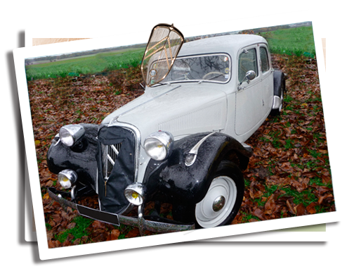 traction avant citroen 11B protège calandre