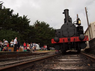 La loco du train des Mouettes.